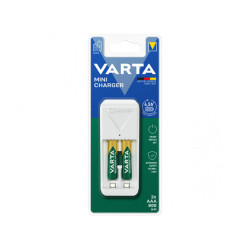 Varta Chargeur universel de batterie . mini chargeur - piles incluses. 2x AAA.