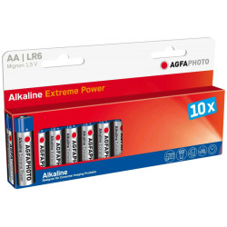 AGFAPHOTO Pack de 10 piles Power Alkaline Micro AAA