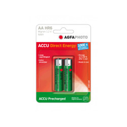 AGFAPHOTO Piles Rechargeables AA Mignon Accu Direct Energy 2100mAh (2-Pack)