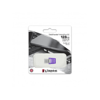 Kingston USB Flash 128 GB DT Duo 200MB/s Dual USB-A+ USB-C DTDUO3CG3/128GB