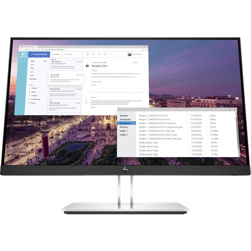 HP E-Series E23 G4 - (23inch) - LCD -Noir - Argent 9VF96AA#ABB HP E-Series E23 G4 - (23inch) - LCD -Noir - Argent 9VF96AA#ABB