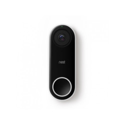 Google Nest Labs Nest Hello - Noir - IPX4 - Extérieure - 3 MP - NC5100EX
