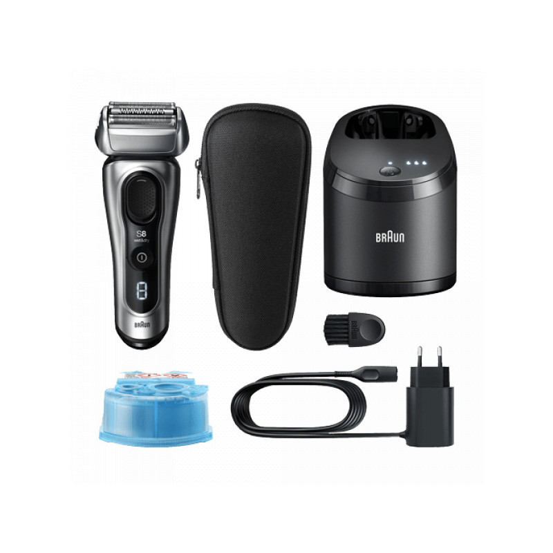 BRAUN Rasoir Series 8 8467cc Wet & Dry avec Smartcare 5-en-1 et étui de voyage .