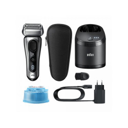 BRAUN Rasoir Series 8 8467cc Wet & Dry avec Smartcare 5-en-1 et étui de voyage .