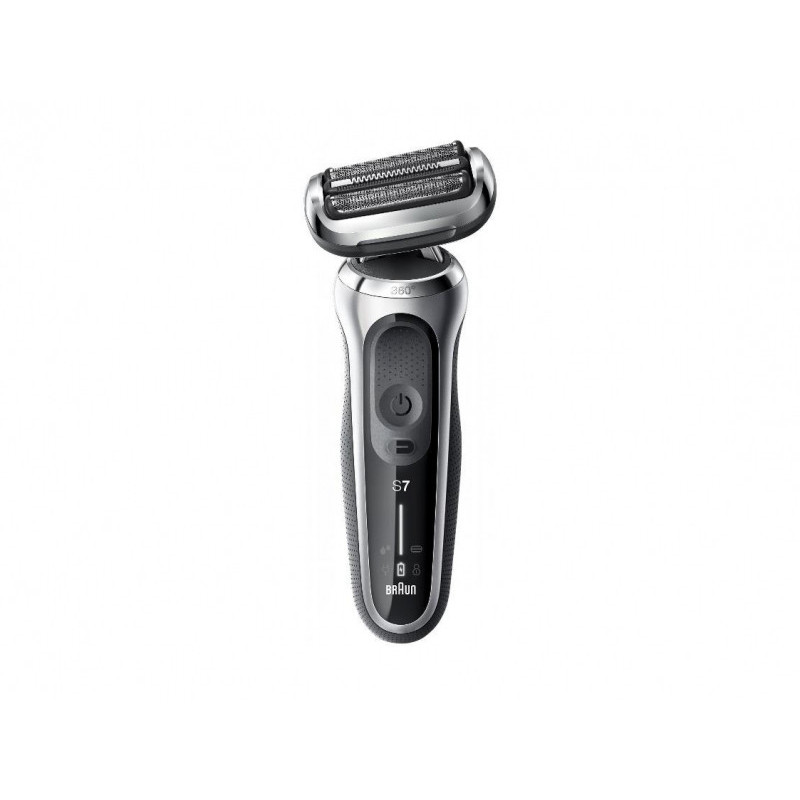 BRAUN Rasoir Series 7 70-S1000s à technologie Wet & Dry avec étui de voyage (Argent) .