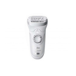 BRAUN Épilateur Wet & Dry Silk-épil 9 SkinSpa SensoSmart? et 5 accessoires. dont une tête du rasoi