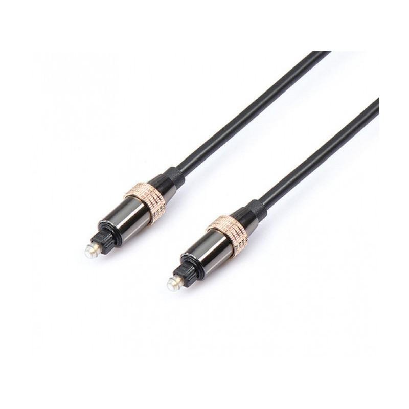 Reekin Câble audio optique Toslink 2m PREMIUM (Noir) Reekin Câble audio optique Toslink 2m PREMIUM (Noir)