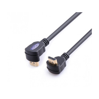 Reekin HDMI Câble - 2.0 Mètre - FULL HD 2x 90° (High Speed w. Ethernet)