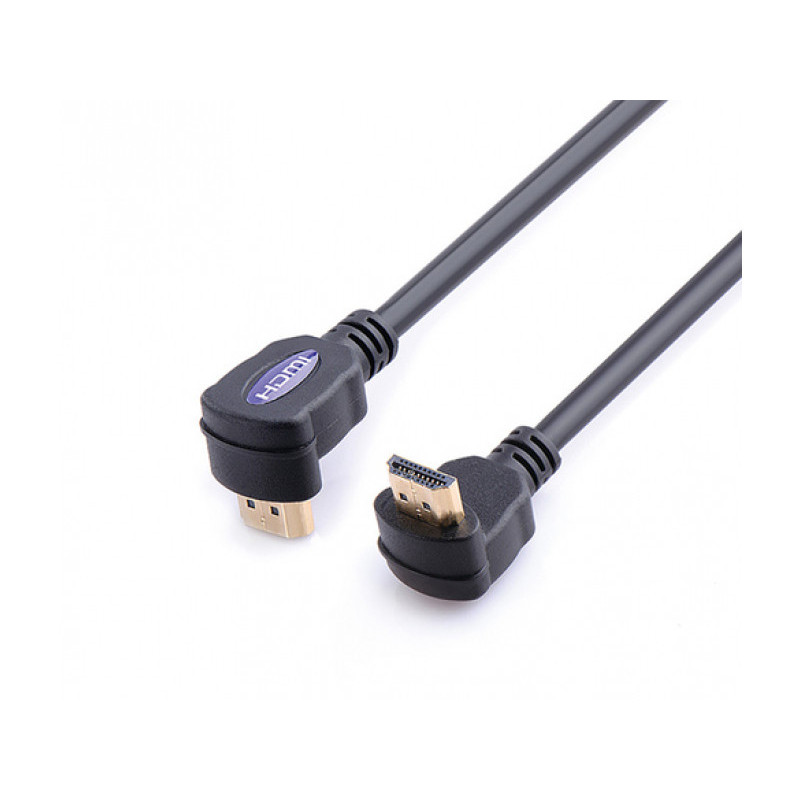Reekin HDMI Câble - 2.0 Mètre - FULL HD 2x 90° (High Speed w. Ethernet) Reekin HDMI Câble - 2.0 Mètre - FULL HD 2x 90° (High Speed w. Ethernet)