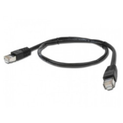 CableXpert Patch Cord Cat.6 UTP 1m - U/UTP (UTP) Noir PP6-1M/BK