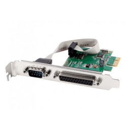 Gembird Carte port serie + lpt. PCI Express. profile bas PEX-COMLPT-01