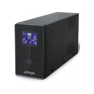 EnerGenie Onduleur avec USB et écran LCD. 850 VA. noir EG-UPS-032
