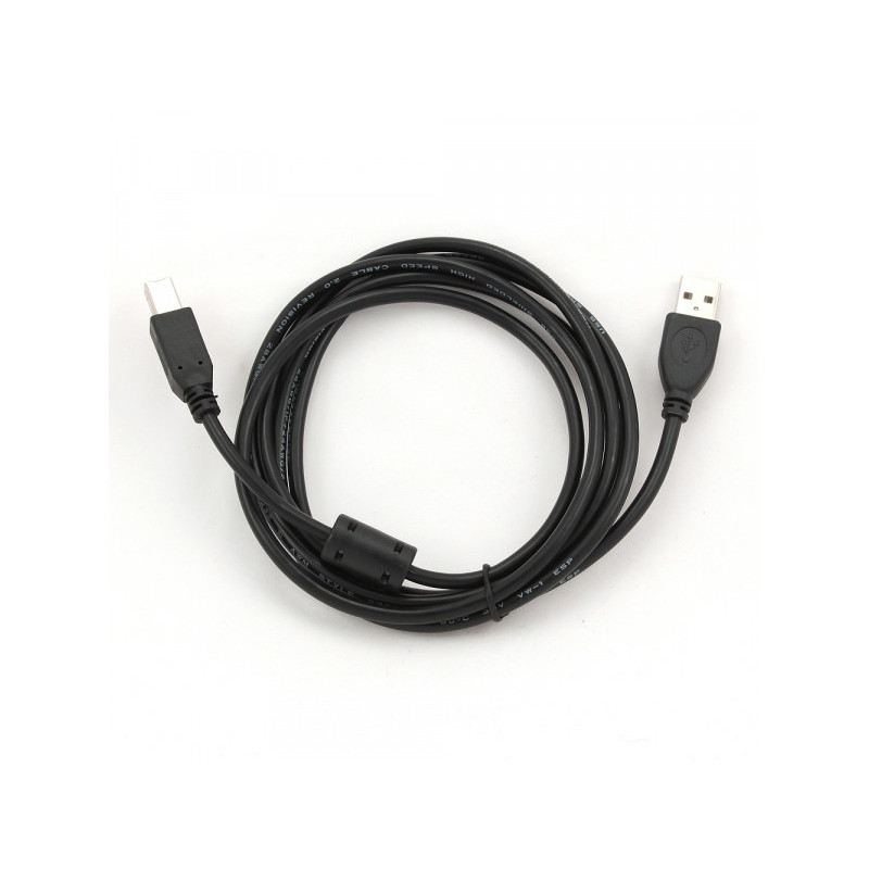 CableXpert Câble USB 2.0 pour imprimante. 3m - CCFB-USB2-AMBM-3M CableXpert Câble USB 2.0 pour imprimante. 3m - CCFB-USB2-AMBM-3M