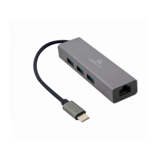 CableXpert USB-C Gigabit network adapter with 3-port A-CMU3-LAN-01