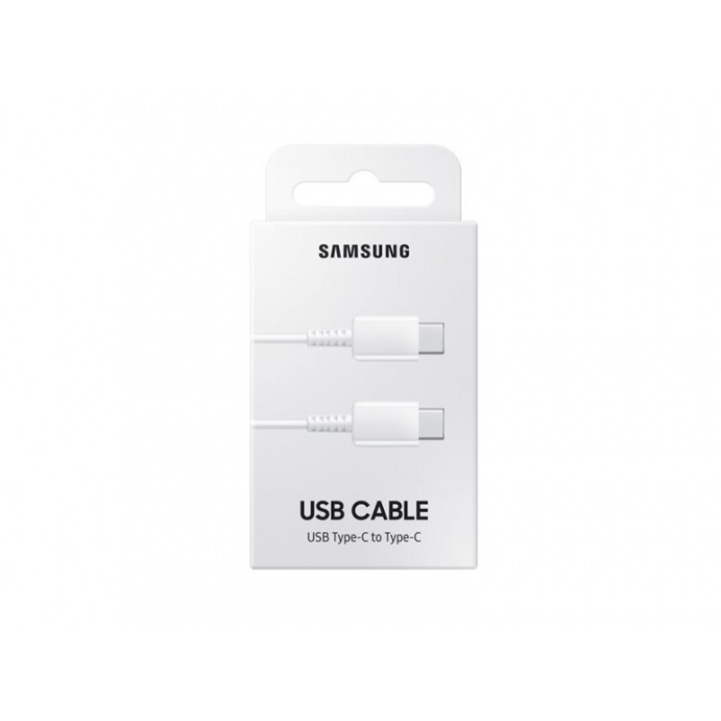 Samsung cable USB Type-C to Type-C (1m) EP-DA705BWEGWW (White)