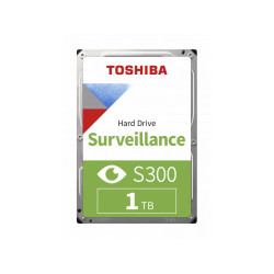 Toshiba  HDD S300 Disque dur Surveillance 1To 5700rpm Sata III 64MB (D)