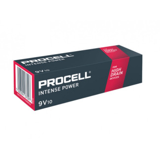 Battery Duracell PROCELL Intense E-Block. 6LR61. 9V (10-Pack)