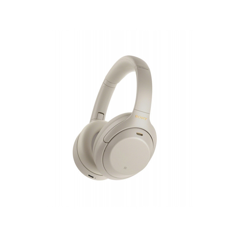 Sony Casque sans fil à réduction de bruit Argent WH1000XM4S.CE7