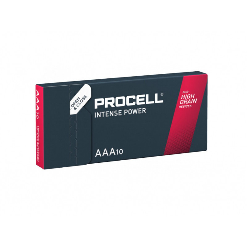 Duracell Pack de 10 piles PROCELL Intense Micro. AAA. LR03 1.5V Duracell Pack de 10 piles PROCELL Intense Micro. AAA. LR03 1.5V