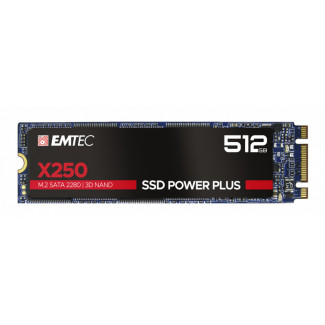 Emtec internal SSD M.2 SATA III X250 Power Plus 3D NAND 512GB