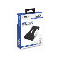 Emtec external SSD X210G Gaming 500GB - USB 3.2 + USB-C