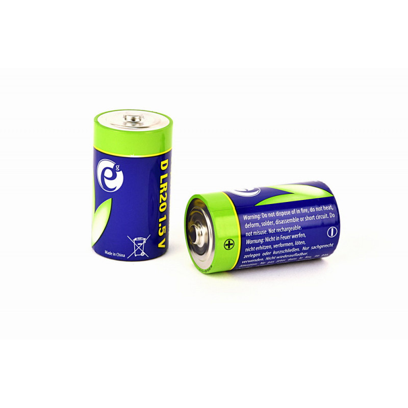 EnerGenie Paquet de 2 piles Alkaline D-Cell-. EG-BA-LR20-01 EnerGenie Paquet de 2 piles Alkaline D-Cell-. EG-BA-LR20-01