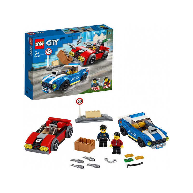 LEGO City - La course-poursuite sur l\'autoroute (60242)