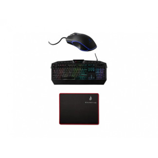 SureFire Kingpin 48825-482 Set clavier QWERTZ/TY. souris et tapis de souris