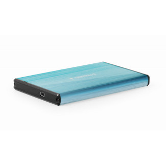 Gembird USB 3.0 2.5\'\' enclosure. brushed aluminum. blue- EE2-U3S-3-B