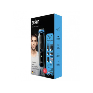 Braun Tondeuse à cheveux et Barbe MGK3242 (Noir/Bleu)