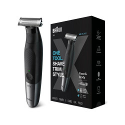 Braun Series X XT5200 Rasoir à grille et tondeuse Noir. Métallique - XT5200