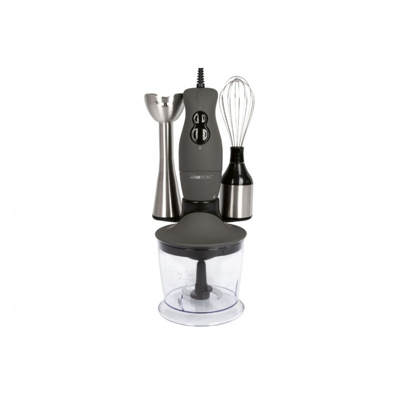 Clatronic 3en1 Mixeur plongeant Clatronic SMS 3777 acier inoxydable/titane Clatronic 3en1 Mixeur plongeant Clatronic SMS 3777 acier inoxydable/titane
