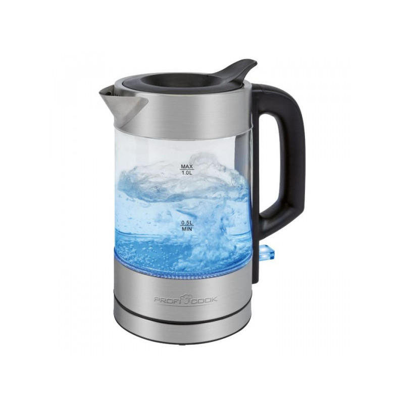 ProfiCook Glass kettle 1.0l PC-WKS 1229G ProfiCook Glass kettle 1.0l PC-WKS 1229G