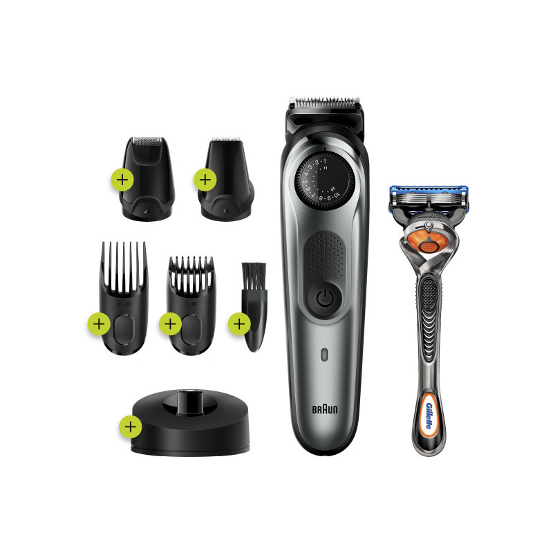 Braun BT7240 Tondeuse Noir/Gris