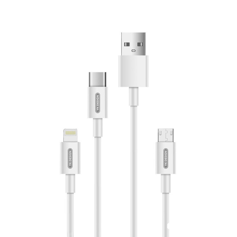 YK-Design Câble de données/chargeur 5A Type-C (YK-S17)