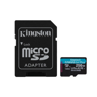 Kingston Canvas Go Plus MicroSDXC 256GB + Adapter SDCG3/256GB