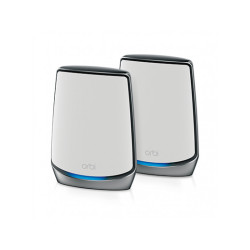 NETGEAR Système Mesh Orbi WiFi 6 Tri band. jusqu?à 6 Gbit/s. 1 routeur + 2 satellites RBK853-100EUS