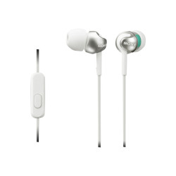 Sony Ecouteurs intra auriculaires filaires avec microphone - Blanc - MDREX110APW.CE7