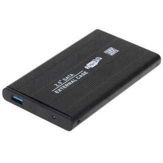 External HDD Case 2.5 SATA USB 3.0 Black