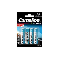 Camelion Paquet de 4 piles Digi Alkaline LR6 Mignon AA