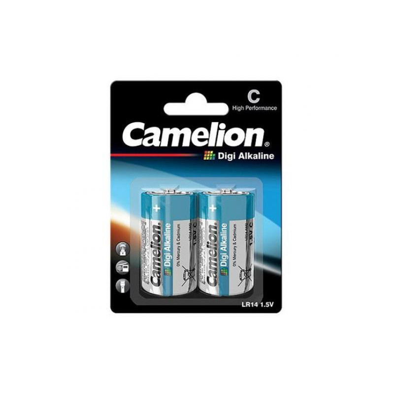 Camelion Paquet de 2 piles Digi Alkaline Baby C LR14 Camelion Paquet de 2 piles Digi Alkaline Baby C LR14