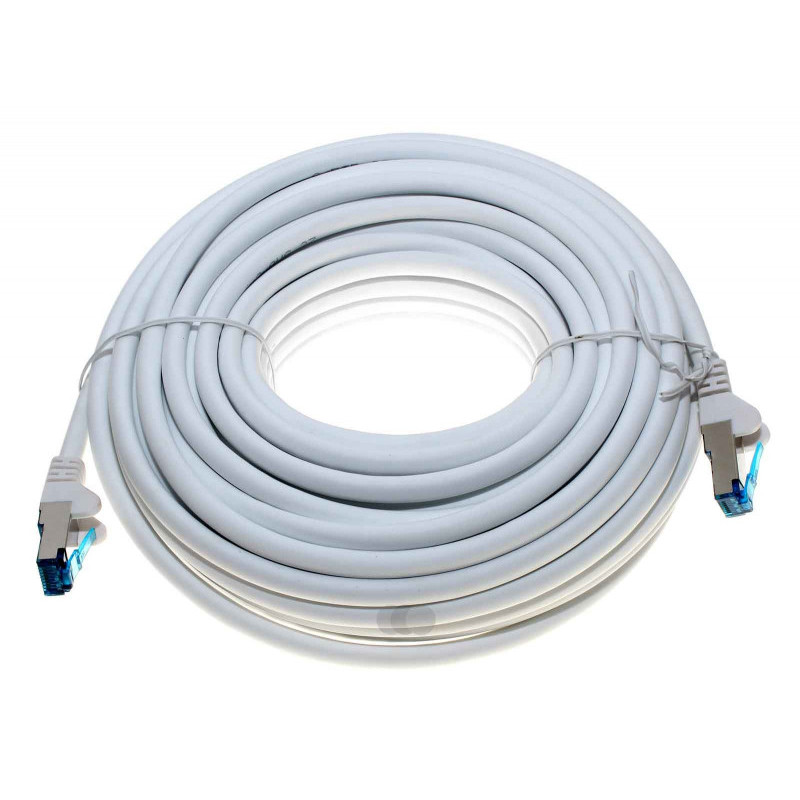Patchkabel CAT6a RJ45 S/FTP 15m white 75725-W Patchkabel CAT6a RJ45 S/FTP 15m white 75725-W