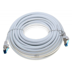 Patchkabel CAT6a RJ45 S/FTP 15m white 75725-W