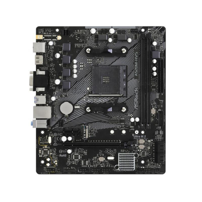AM4 ASRock A520M-HVS µ 90-MXBE60-A0UAYZ AM4 ASRock A520M-HVS µ 90-MXBE60-A0UAYZ