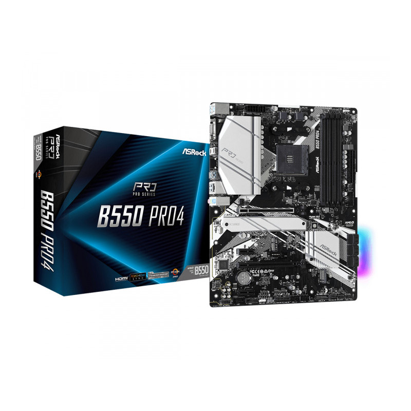 Asrock B550 PRO4 90-MXBCZ0-A0UAYZ Asrock B550 PRO4 90-MXBCZ0-A0UAYZ