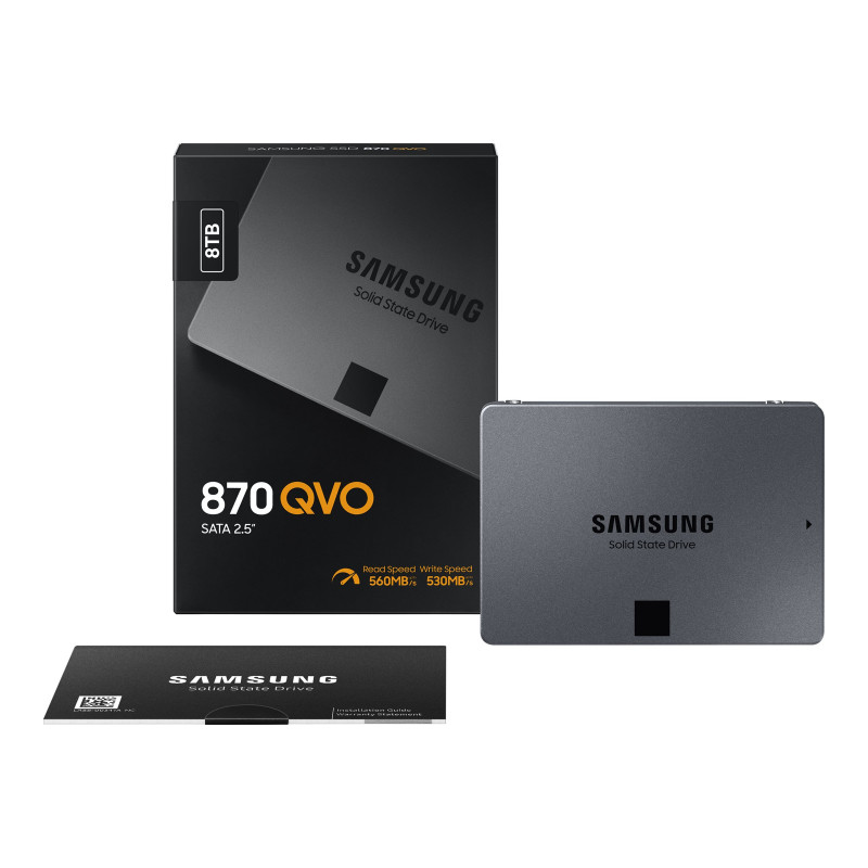 Samsung SSD 870 QVO 8TO SATA Intern 2.5  MZ-77Q8T0BW