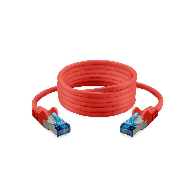 Patchkabel CAT6a RJ45 S/FTP 0.5m red 75711-0.5R Patchkabel CAT6a RJ45 S/FTP 0.5m red 75711-0.5R