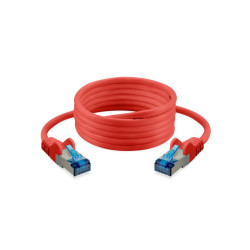 Patchkabel CAT6a RJ45 S/FTP 0.5m red 75711-0.5R