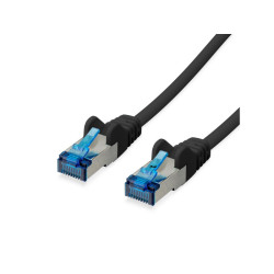 Patchkabel CAT6a RJ45 S/FTP 0.25m black 75711-0.25S