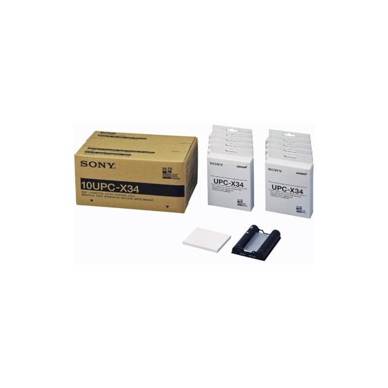 Sony/DNP Papier d\'impresion 1x10 UPC-X 34 - 399.336